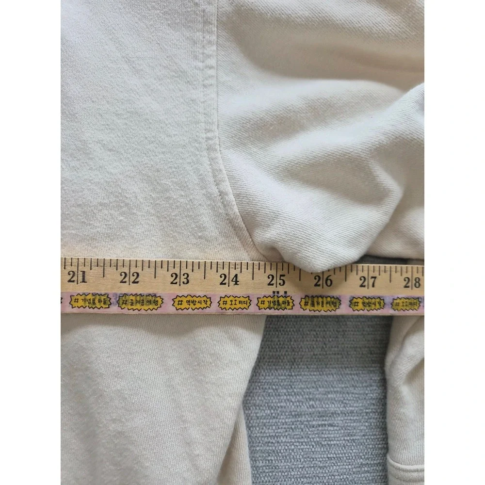 Aerie Love This Moment Shirt Womens Medium Beige Button Down Chest Pocket Winter